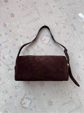 elleme trousse suede brownie shoulder bag